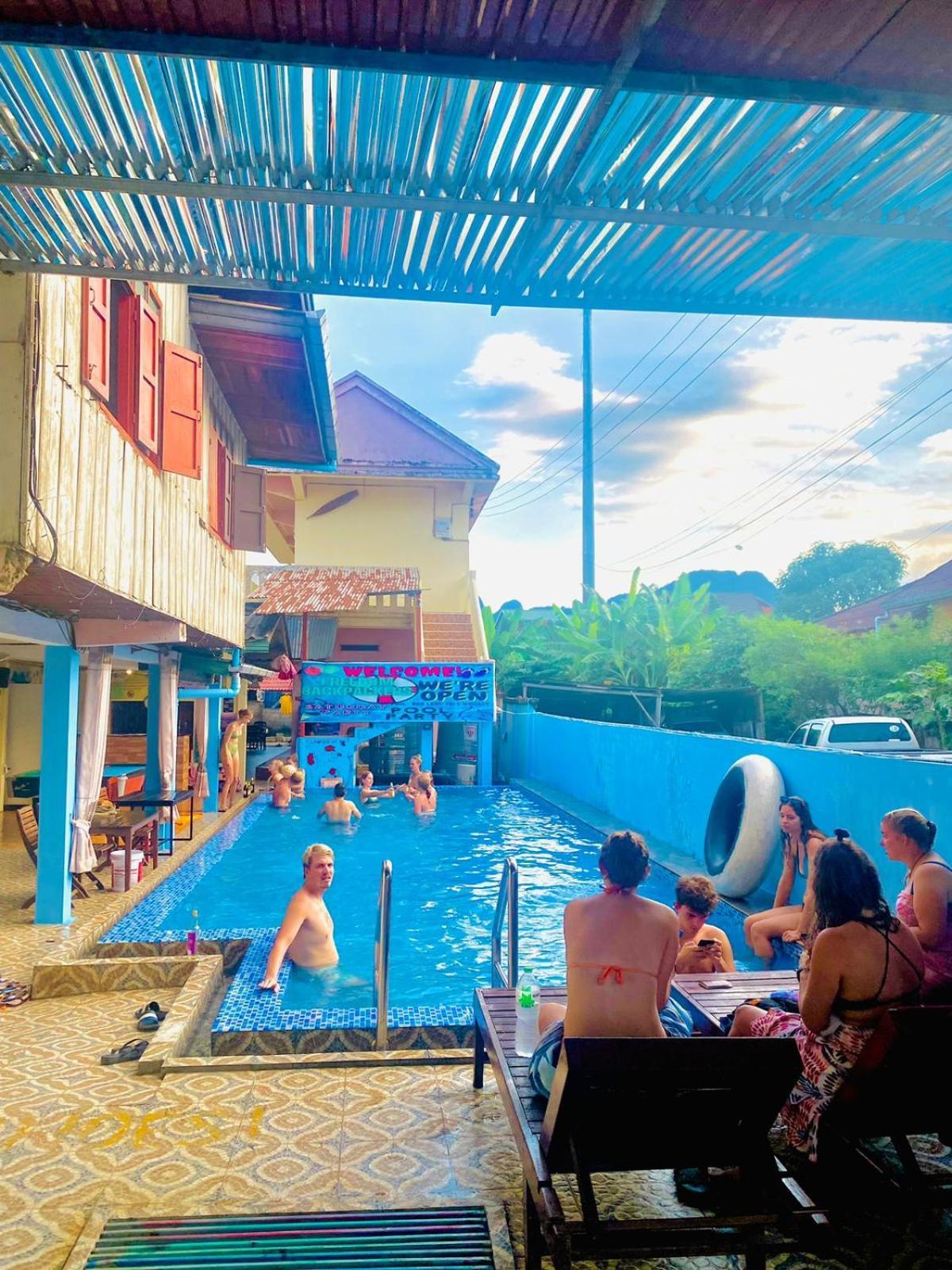 Golden Dragon House Vang Vieng Exteriér fotografie